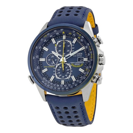 citizen eco drive blue angels world chronograph men's watch item no. at8020 03l