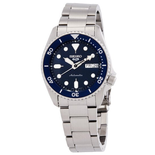 seiko 5 sports automatic blue dial men's watch item no. srpl77k1