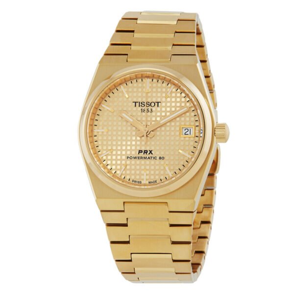 Tissot PRX Powermatic 80 Automatic Champagne Dial Ladies Watch Item No. T1372073302100
