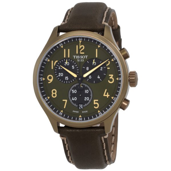 Tissot Chrono XL Quartz Khaki Dial Men's Watch Item No. T116.617.36.092.00