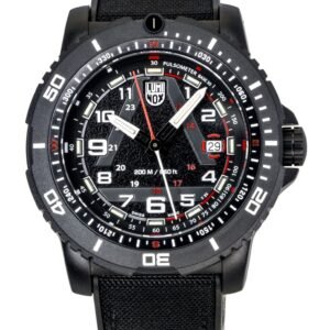 Luminox ICE-SAR Arctic Rubber Strap Black Dial Quartz Diver's XL.1081 200M Men's Watch