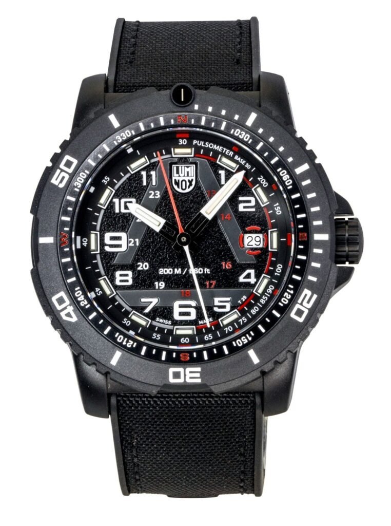 Luminox ICE-SAR Arctic Rubber Strap Black Dial Quartz Diver's XL.1081 200M Men's Watch