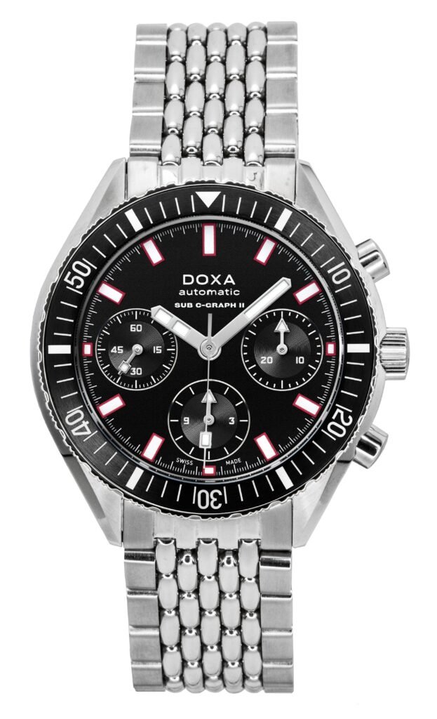 Doxa Sub 200 C-Graph II Sharkhunter Black Dial Automatic Diver's 797.10.101.10 200M Men's Watch