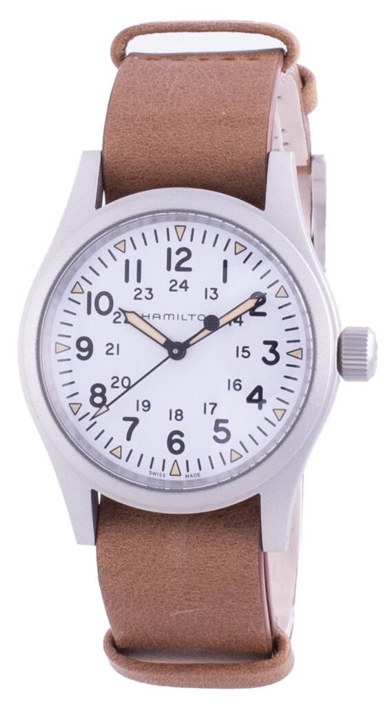 Hamilton Khaki Field White Dial Mechanical H69439511 Men's Watch