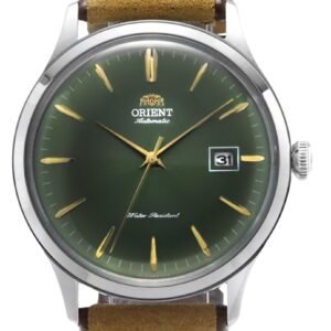 Orient Bambino Version 4 Leather Strap Green Dial Automatic RA-AC0P01E10B RA-AC0P01E30B Men's Watch