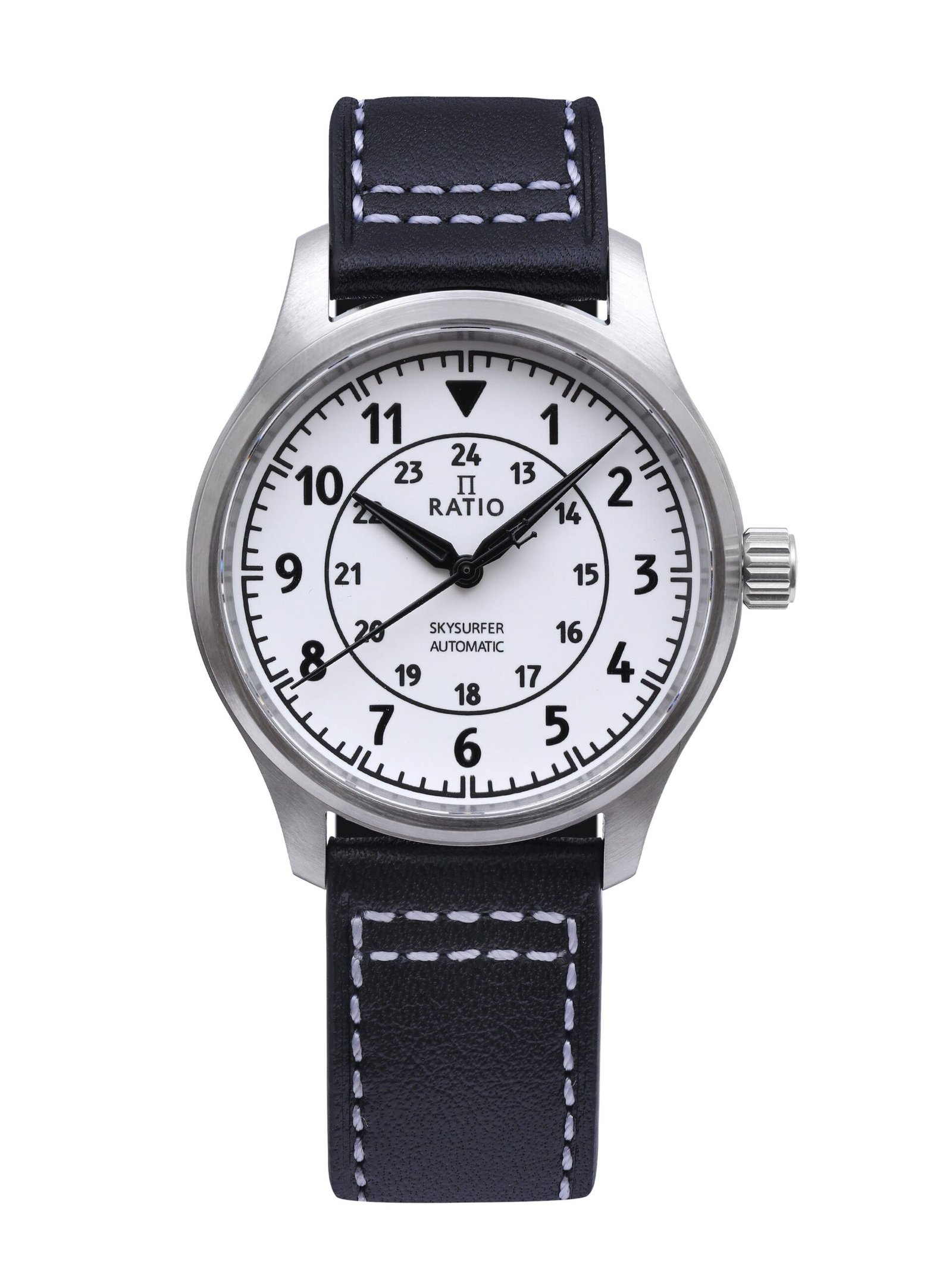 Ratio Skysurfer Pilot Full Luminous Dial Leather Automatic RTS316 200M Men's Watch