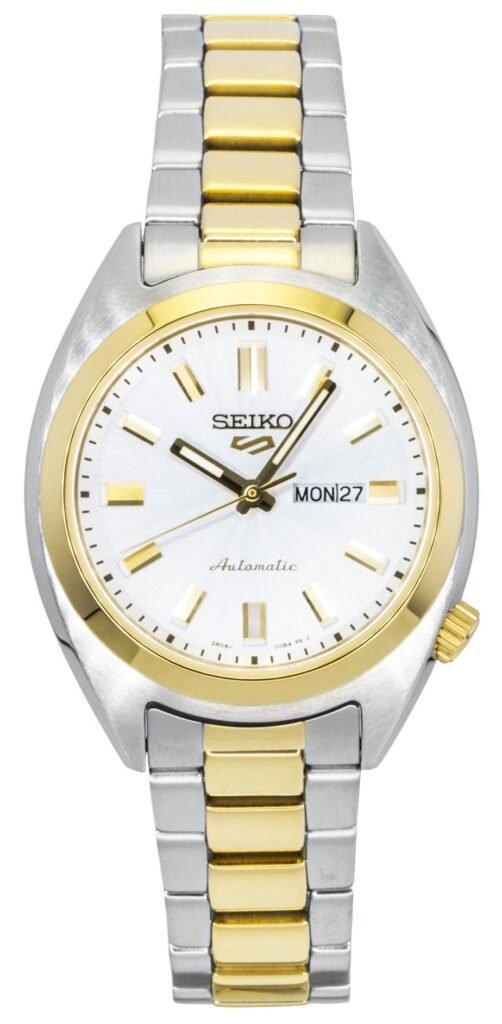 Seiko 5 Sports Hebitama SNXS Stainless Steel Silver Dial Automatic SRE024K1 100M Women's Watch