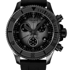 Tissot SeaStar 1000 Chronograph Synthetic Strap Black Dial Quartz Diver's T120.217.37.061.00 300M Men's Watch