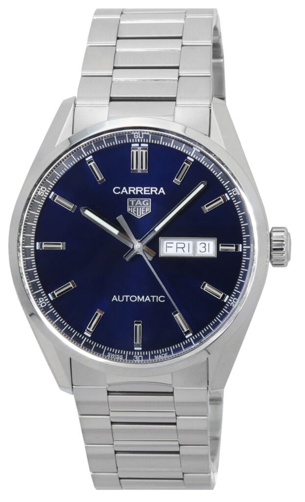 Tag Heuer Carrera Stainless Steel Blue Dial Automatic WBN2012.BA0640 100M Men's Watch