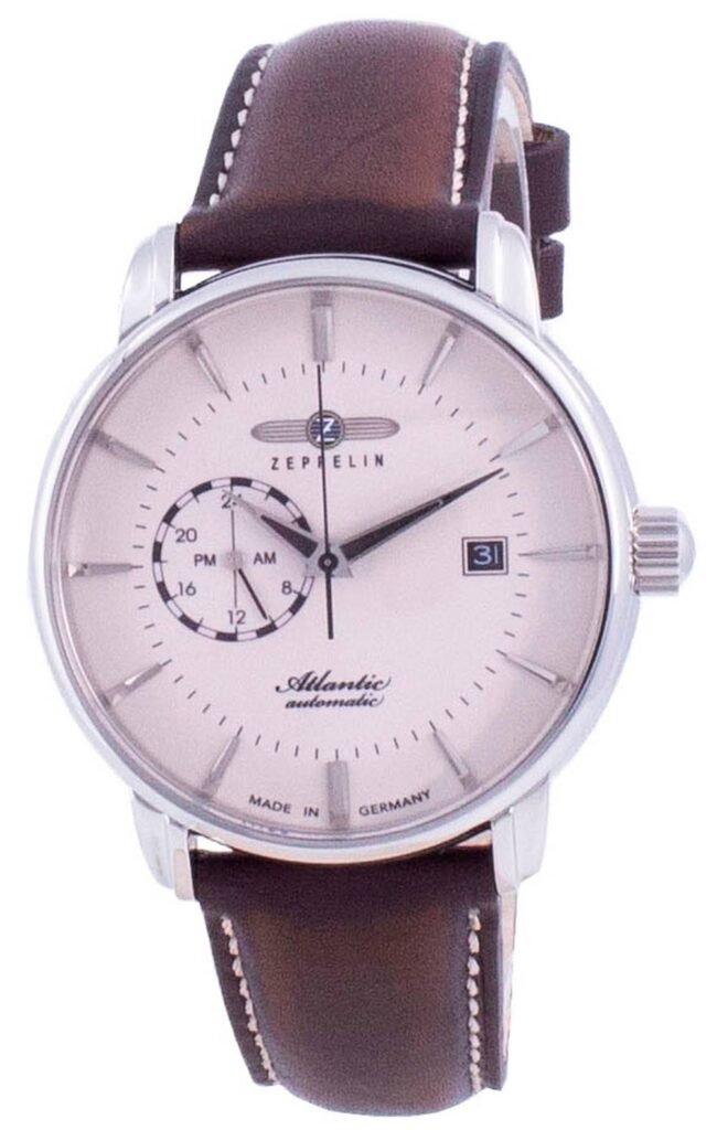 Zeppelin Atlantic Beige Dial Automatic 8470-5 84705 Men's Watch